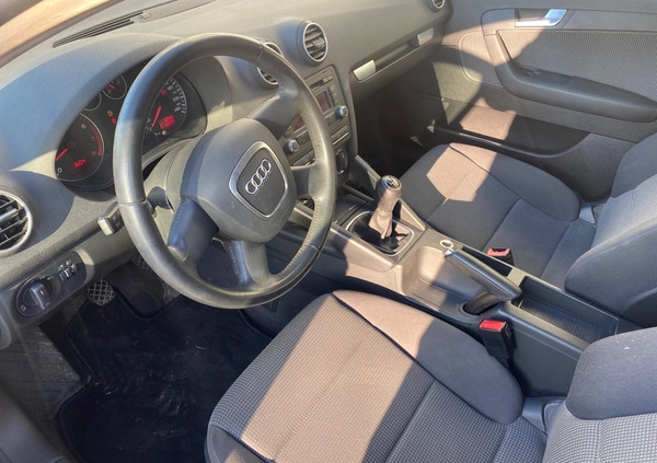 Audi A3 cena 21900 przebieg: 126000, rok produkcji 2008 z Łask małe 326